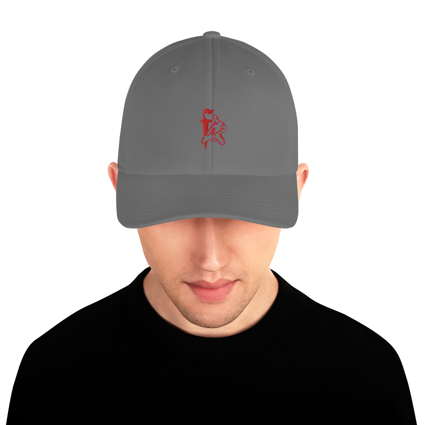 Red F Closed Back Hat