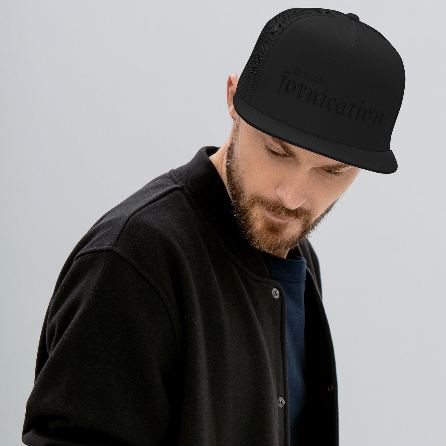 Black Fornication Trucker Cap
