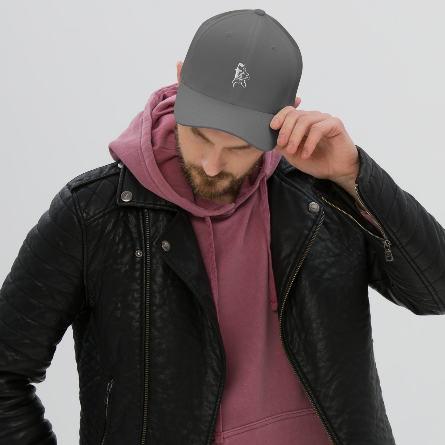 White F Closed Back Hat