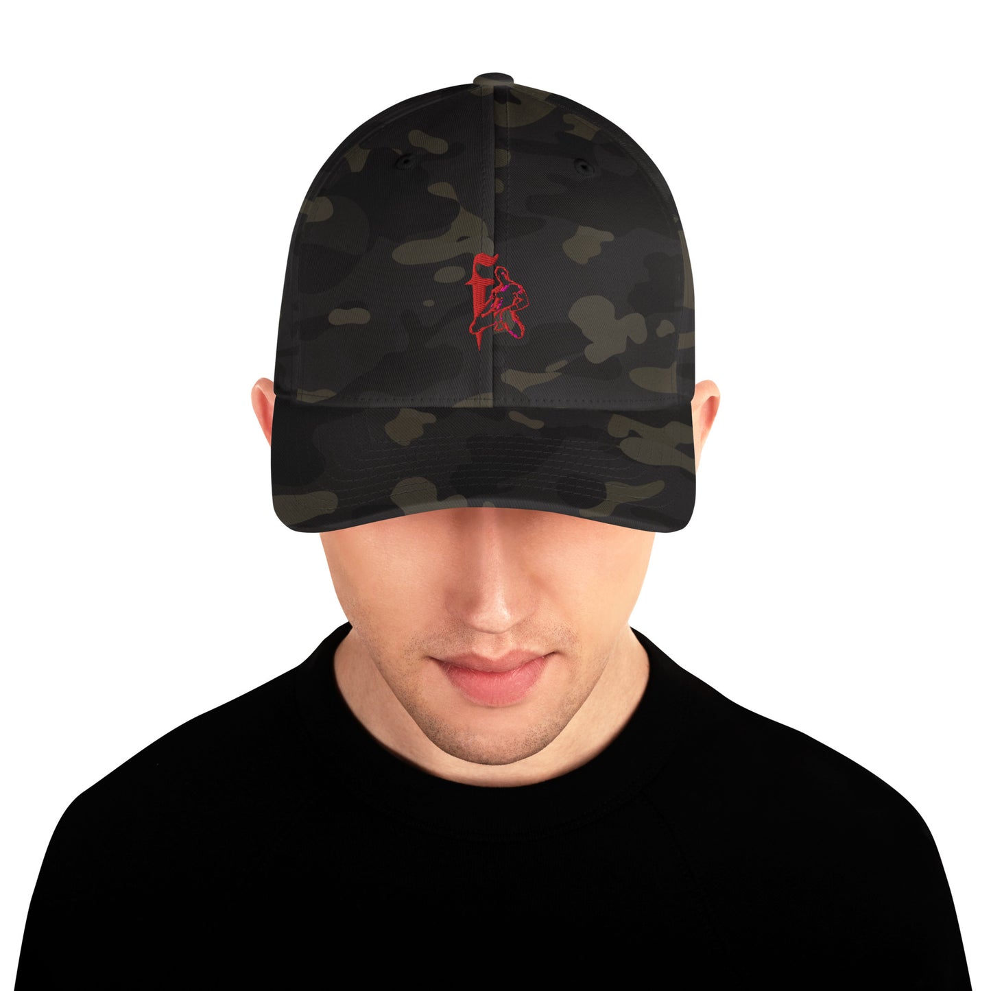 Red F Closed Back Hat