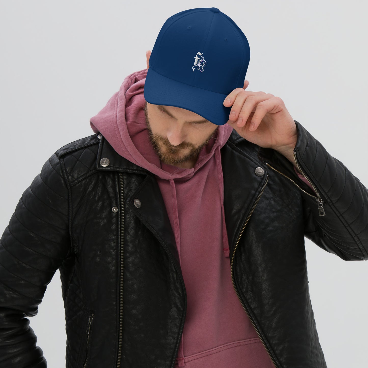 White F Closed Back Hat