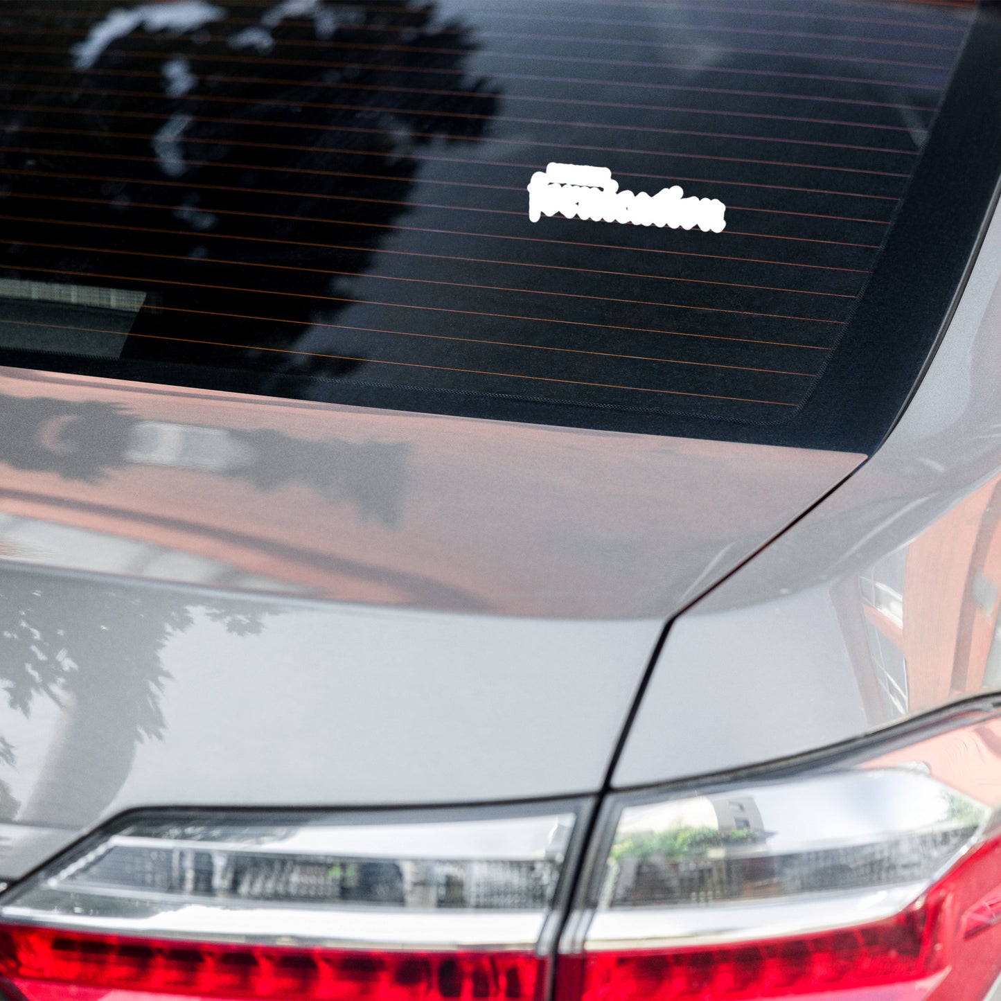 White Fornication Bubble-free stickers